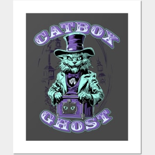 Cat Box Ghost Posters and Art